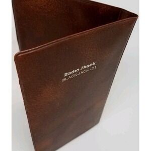 Vintage Radio Shack Blackjack 21 Electronic Game Case CASE ONLY Vinyl Taiwan